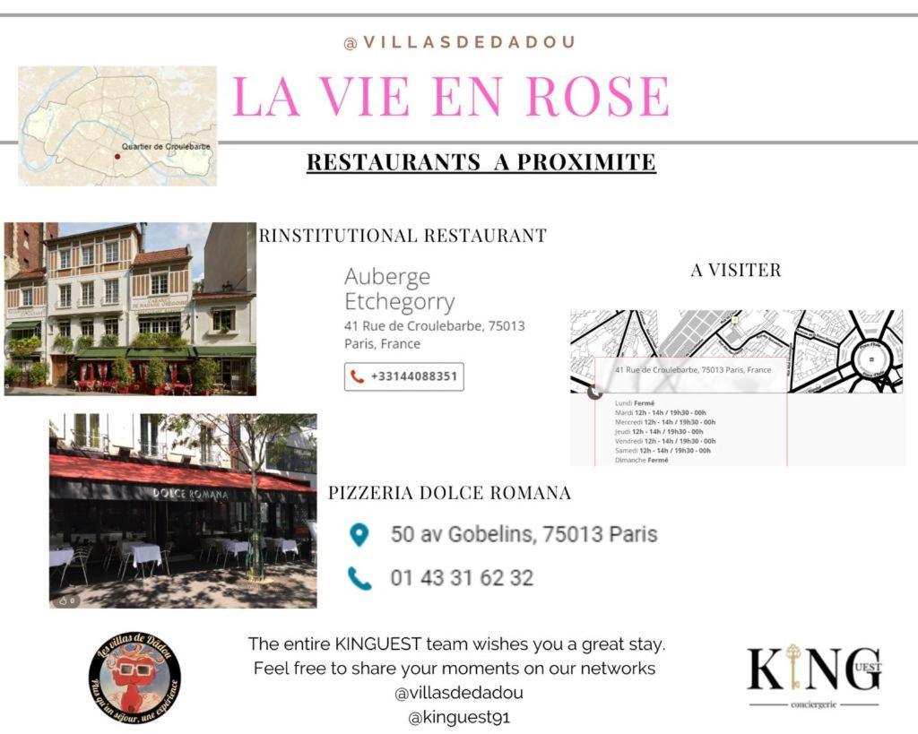 Luxury Paris La Vie En Rose Jacuzzi Terrasse Parking Apartment Ngoại thất bức ảnh